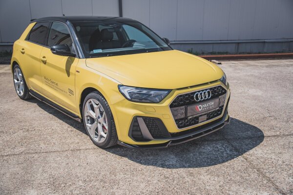 Maxton Design Frontansatz V.3 schwarz Hochglanz - Audi A1 S-Line GB