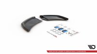 Maxton Design Heckansatz Flaps Diffusor schwarz Hochglanz - Audi A1 S-Line GB