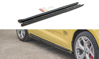 Maxton Design Side skirts extension extension black gloss - Audi A1 S-Line GB