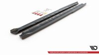 Maxton Design Side skirts extension extension black gloss - Audi A1 S-Line GB