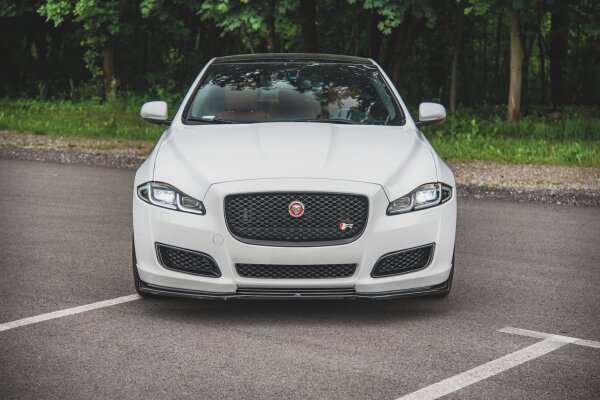 Maxton Design Frontansatz schwarz Hochglanz - Jaguar XJ X351 Facelift