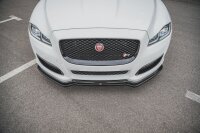 Maxton Design Front extension black gloss - Jaguar XJ X351 Facelift