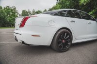 Maxton Design Rear extension Flaps diffuser black gloss - Jaguar XJ X351