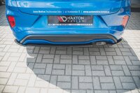 Maxton Design Rear extension Flaps diffuser black gloss - Ford Puma ST-Line