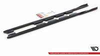 Maxton Design Side skirts extension extension black gloss - Ford Mondeo MK5 Facelift/Pre-Facelift