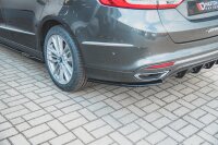 Maxton Design Heckansatz Flaps Diffusor schwarz Hochglanz - Ford Mondeo Vignale MK5 Facelift