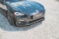 Maxton Design Front extension black gloss - Fiat 124 Spider Abarth