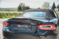 Maxton Design Spoiler Cap black gloss - Fiat 124 Spider Abarth