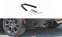 Maxton Design Rear extension Flaps diffuser black gloss - Fiat 124 Spider Abarth