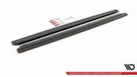 Maxton Design Side skirts extension extension black gloss - Seat Leon Cupra / FR SC MK3 / MK3 FL