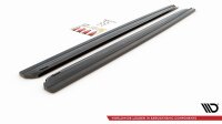 Maxton Design Side skirts extension extension black gloss - Seat Leon Cupra / FR SC MK3 / MK3 FL