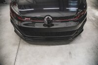 Maxton Design Front extension black gloss - VW Golf 7 GTI...