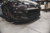 Maxton Design Front extension black gloss - VW Golf 7 GTI TCR