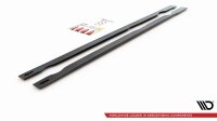 Maxton Design Side skirts extension extension black gloss - VW Golf 7 GTI TCR