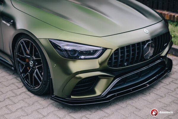 Maxton Design Front extension V.2 black gloss - Mercedes-AMG GT 63S 4-Door Coupe Aero