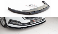 Maxton Design Front extension V.1 black gloss - Skoda...