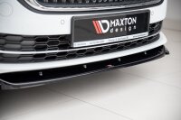 Maxton Design Front extension V.1 black gloss - Skoda Octavia MK4