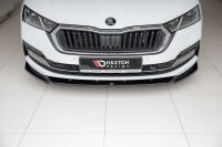 Maxton Design Frontansatz V.1 schwarz Hochglanz - Skoda Octavia MK4