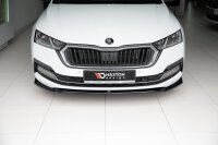 Maxton Design Front extension V.2 black gloss - Skoda...