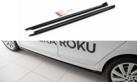 Maxton Design Side skirts extension extension V.1 black...