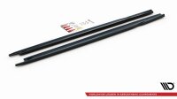 Maxton Design Side skirts extension extension V.2 black gloss - Skoda Octavia MK4