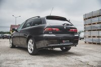 Maxton Design Heckansatz Flaps Diffusor schwarz Hochglanz - Alfa Romeo 156 SW Facelift