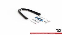 Maxton Design Heckansatz Flaps Diffusor schwarz Hochglanz - Alfa Romeo 156 SW Facelift