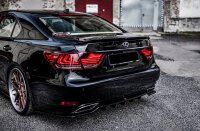 Maxton Design Spoiler Cap schwarz Hochglanz - Lexus LS MK4 Facelift