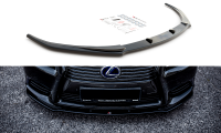 Maxton Design Front extension black gloss - Lexus LS MK4...