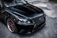 Maxton Design Front extension black gloss - Lexus LS MK4 Facelift