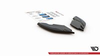 Maxton Design Heckansatz Flaps Diffusor schwarz Hochglanz - Seat Leon MK3 FR Facelift