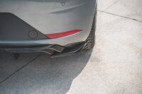 Maxton Design Rear extension Flaps diffuser black gloss - Seat Leon MK3 FR Facelift