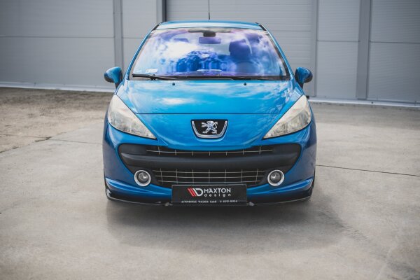 Maxton Design Frontansatz schwarz Hochglanz - Peugeot 207 Sport