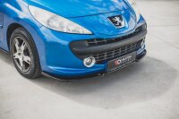 Maxton Design Front extension black gloss - Peugeot 207 Sport