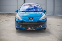 Maxton Design Frontansatz schwarz Hochglanz - Peugeot 207...