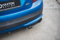 Maxton Design Rear extension Flaps diffuser black gloss - Peugeot 207 Sport