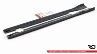 Maxton Design Side skirts extension extension black gloss - Ford S-Max MK2 Facelift