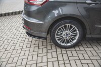 Maxton Design Heckansatz Flaps Diffusor schwarz Hochglanz - Ford S-Max Vignale MK2 Facelift