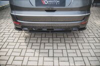 Maxton Design Middle diffuser rear extension black gloss - Ford S-Max Vignale MK2 Facelift