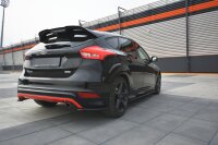 Maxton Design Spoiler Cap black gloss - Ford Focus ST-Line MK3 FL