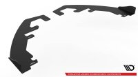 Maxton Design Robuste Racing Frontansatz für passend + Front Stoßstangen Racing Flaps schwarz Hochglanz - Ford Fiesta MK8 ST / ST-Line