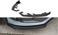 Maxton Design Front bumper Racing Flaps black gloss -...