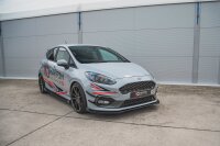 Maxton Design Front Stoßstangen Racing Flaps schwarz Hochglanz - Ford Fiesta MK8 ST / ST-Line