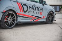 Maxton Design Side Front Stoßstangen Racing Flaps schwarz Hochglanz - Ford Fiesta MK8 ST / ST-Line