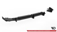 Maxton Design Racing Diffuser rear extension + Flaps black gloss - Ford Fiesta MK8 ST