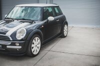 Maxton Design Seitenschweller Ansatz schwarz Hochglanz - Mini Cooper / One R50