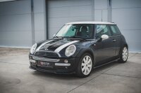 Maxton Design Seitenschweller Ansatz schwarz Hochglanz - Mini Cooper / One R50