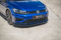 Maxton Design Front extension V.9 black gloss - VW Golf 7 R / R-Line Facelift