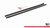 Maxton Design Side skirts extension extension V.4 black gloss - VW Golf 7 R / R-Line Facelift