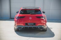 Maxton Design Spoiler Cap black gloss - Mercedes CLA Shooting Brake AMG-Line (X118)